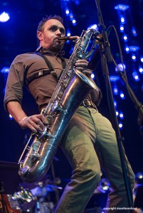 Archie Shepp and the Attica Blues Big Band live at Jazz Middelheim 2015;photo: jean philippe scali