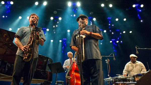 Chris Potter and Joe Lovano live at Jazz Middelheim 2015
