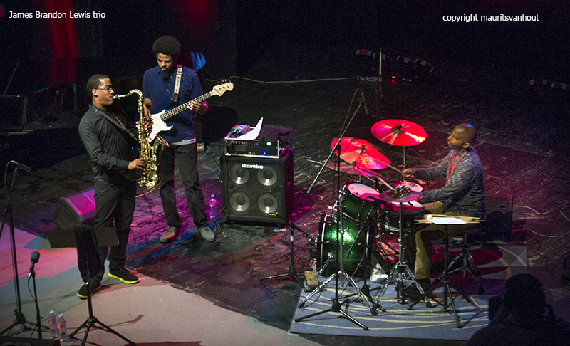Jazz Belgrade 2015,,James Brandon Lewis Trio Performing at the Belgrade Jazz festival.