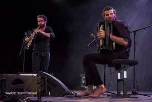 Vincent Peirani en Emile Parisien live at Gent Jazz 2017