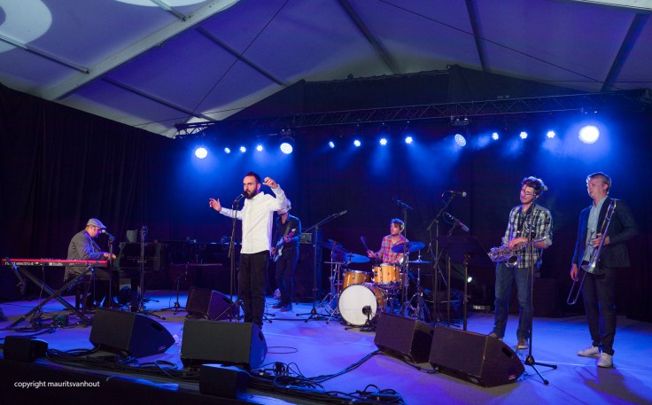 Yves Peeters met zijn "Gumbo" tijdens Gent Jazz 2017