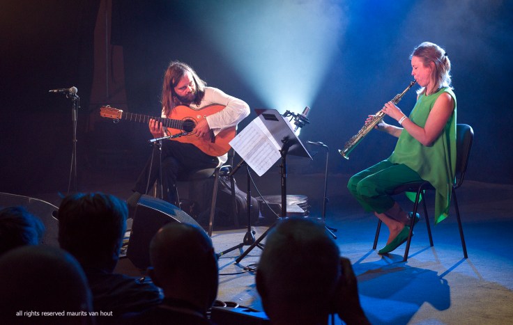 Myrddin and Tineke Postma by jazzphotographer maurits van hout