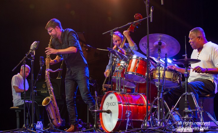 Robin Verheyen Quartet by Dutch Jazzphotographer Maurits van Hout