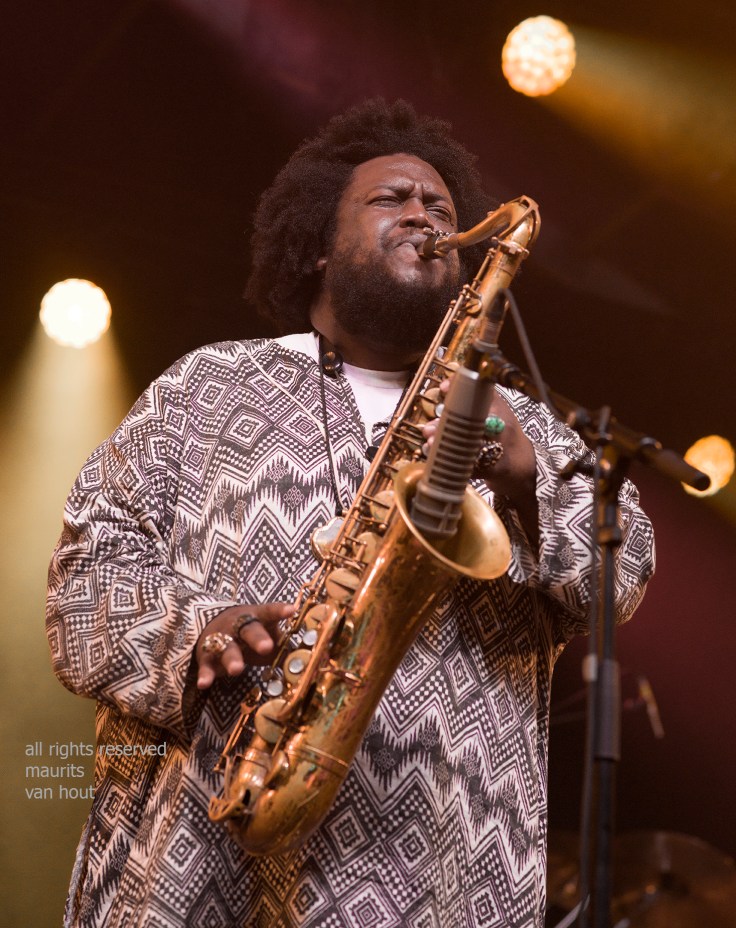 Kamasi Washington by jazzphotographer Maurits van Hout