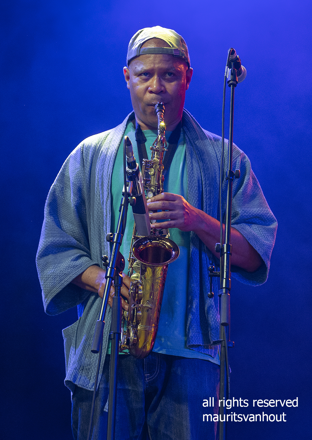 Steve Coleman by Dutch Jazzphotographer Maurits van Hout